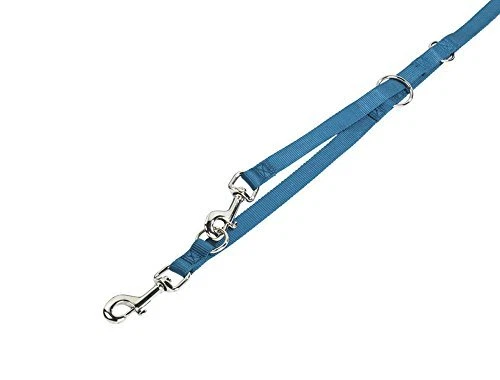 Nobby Führleine Classic hellblau Nylon 3-fach verstellbar L: 200 cm; B: 15 mm