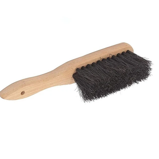Brosse à Cheminée En Poils De Coco Et Manche Bois - 28cm - Nettoyage Foyer, Cheminée, Âtre