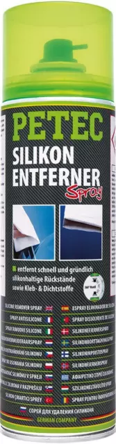 PETEC 70950 Silikonentferner-Spray, 500ML (9,08 EUR/l)