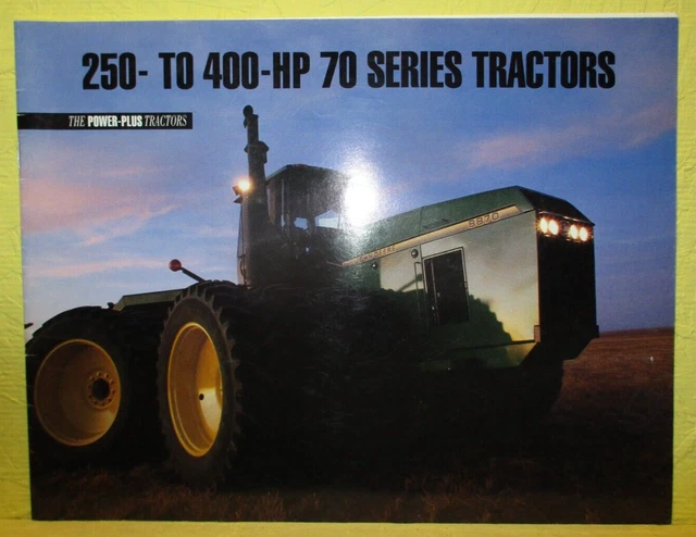 1994 John Deere 250 To 400 Hp 70 Series Tractors Brochure