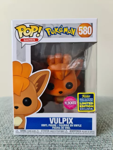 Funko Pop! Pokemon Vulpix flocked #581 Pop! Vinyl Figure NEW