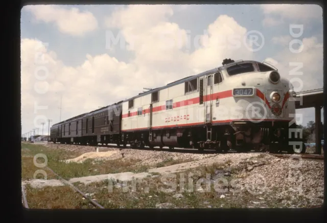 Duplicate Slide SAL Seaboard Air Line E7A 3047 W/Passenger Train