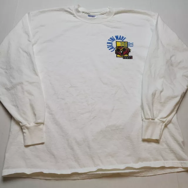 Vtg 2001 Temple University Homecoming T-Shirt Mens XL Catch Wave Y2k ?39