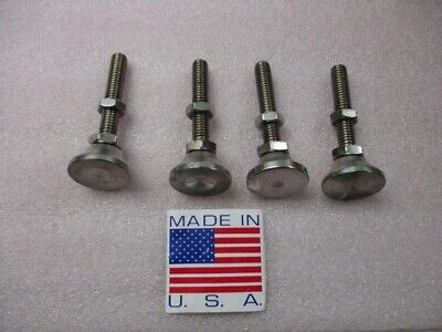 S & W Manufacturing Stainless Steel 3/8-16 x 2  Leveling Mount SSW-1 ( 4 pcs. )