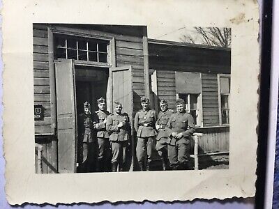 Original German WW2 Photo. Soldiers at the Barracks