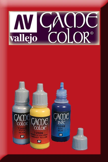 PINTURA ACRÍLICA COLOR Rojo Sangre 72010 VALLEJO EUR 11,68