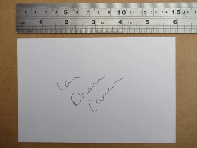 Rhona Cameron Scottish comedian    Original Autograph / Signature (File SB1)