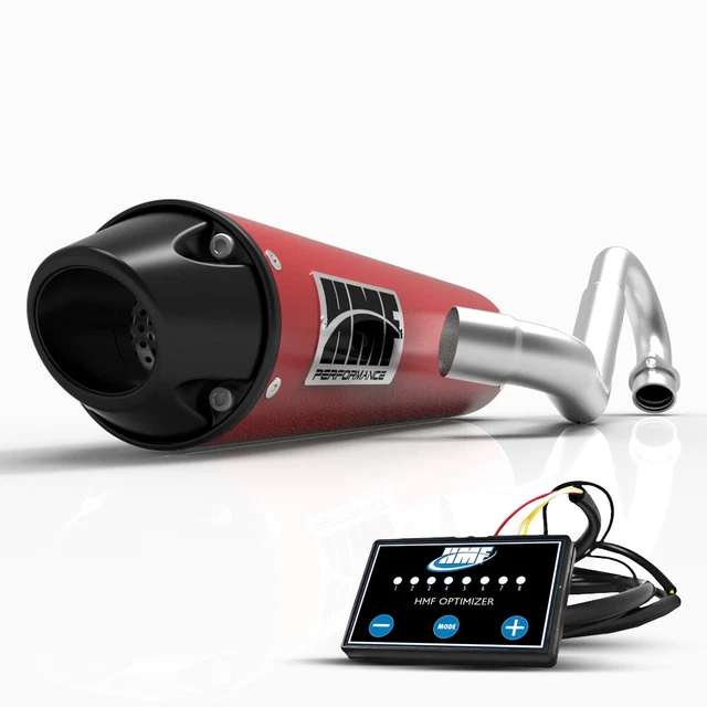 HMF Yamaha YFZ 450R Full Exhaust Red-Candy w/Blk Euro + EFI (09-23)