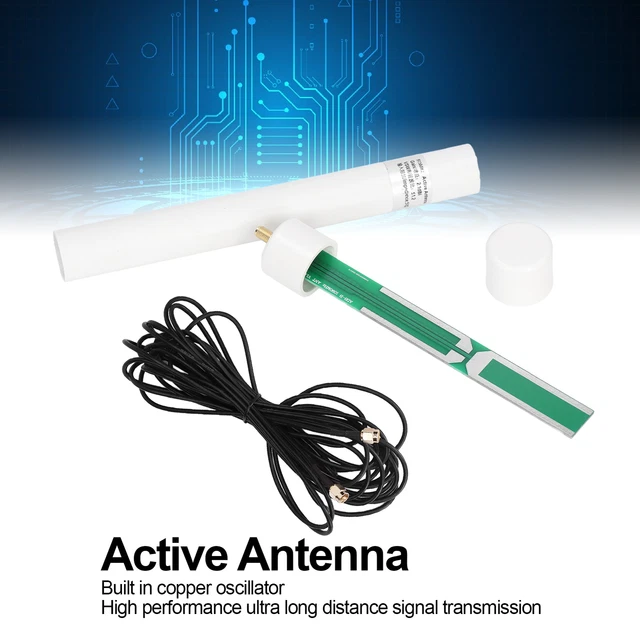 915MHZ Active Antenna 2.1dBi Long Range RF ID Radio Receiver With 6meter