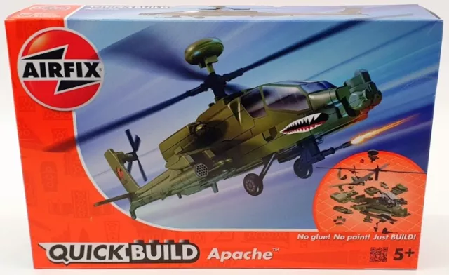 Airfix 21cm Long Model Aircraft J6004 - Apache Quick Build Kit 2