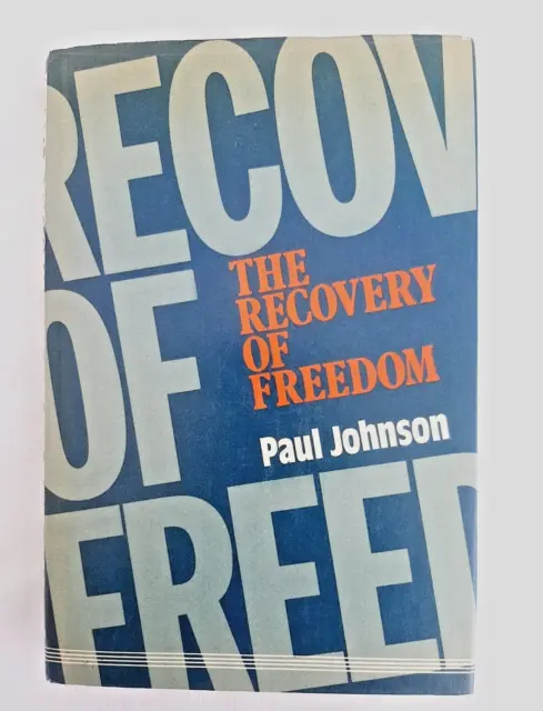 The Recovery of Freedom di P. Johnson, Basil Blackwell Publisher, copertina...