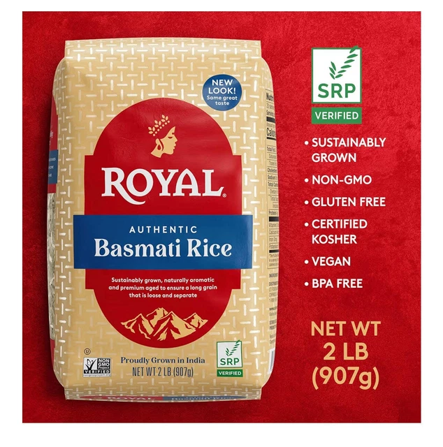 AUTHENTIC ROYAL LONG Grain White Basmati Rice - 4LBS $40.57 - PicClick CA