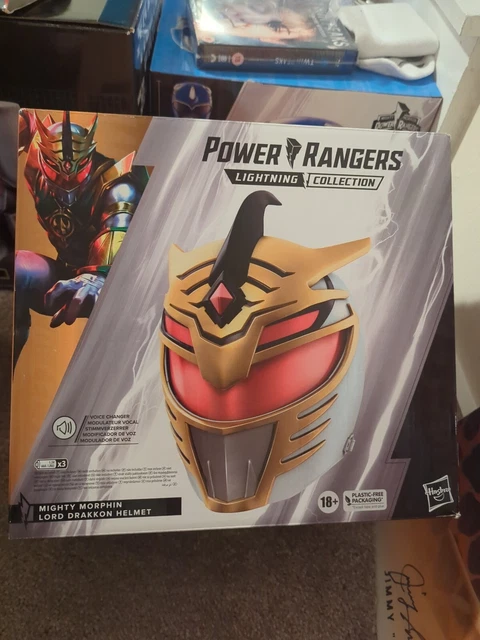 Power Rangers Lightning Collection Mighty Morphin Lord Drakkon Helmet EX Hasbro