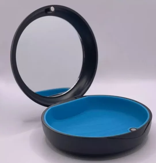 Alineador, retenedor, estuche protector bucal deportivo, con espejo y estuche de revestimiento de silicona