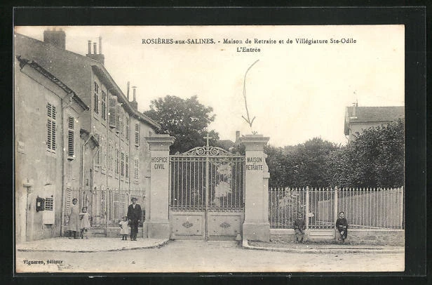 CPA Rosiéres-aux-Salines, Maison de Retraite et de Villegiature Ste Odile, L´En