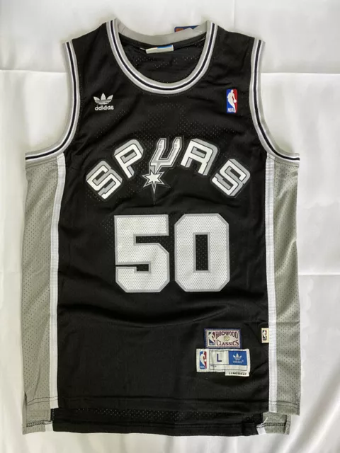 New Retro David Robinson #50 San Antonio Spurs Basketball Jerseys Stitched Black