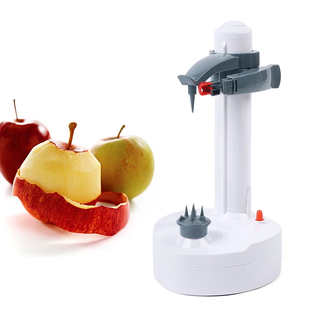 Rotating Fruit Cutter AUTOMATIC ELECTRIC ROTATING Vegetable Potato Fruit Orange Apple Peeler ...