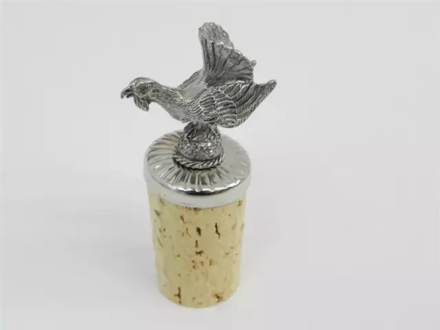 Corcho Decorativo con Motivo Urogallo Tapón Cierre Regalo Decoración Nuevo