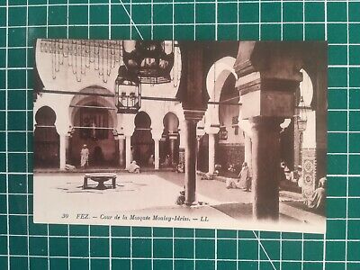 HH457 CPA TBE Photo circa 1930 Maroc - Fès - Cour Mosquée Moulay Idriss