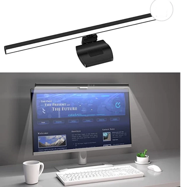 Augenpflege Computer Monitor Lichtleiste, 20 Zoll E-Reading Licht mit Touch Sensor