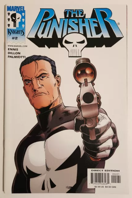 The Punisher #2 (2000, Marvel Knights) VF/NM Steve Dillon Variant