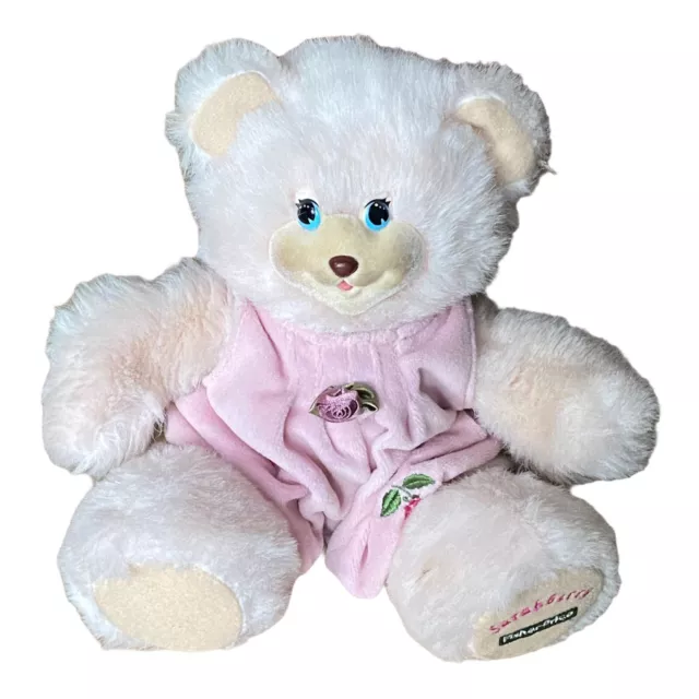Fisher Price Plush Briarberry Collection Sarahberry Bear 1998 Stuffed Animal 9"
