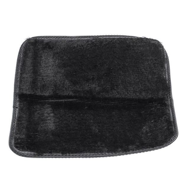 Tappetini casa peluche soggiorno camera da letto neri 40x40 cm O9L5
