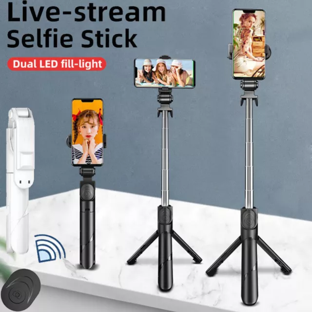 Selfie Stick Handheld Tripod Stand Bluetooth Shutter For Gopro iPhone Samsung AU