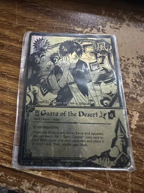 Gaara of the Desert - 818 - NM - 1st Edition - Foil - Naruto CCG