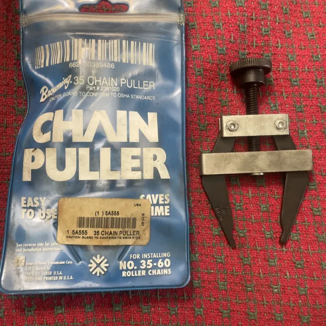 Browning 35  Chain Puller USA Excellent Roller Chain Install