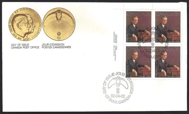 Canada    # 914 ULpb     Jules Leger        Brand New 1982 Unaddressed Issue