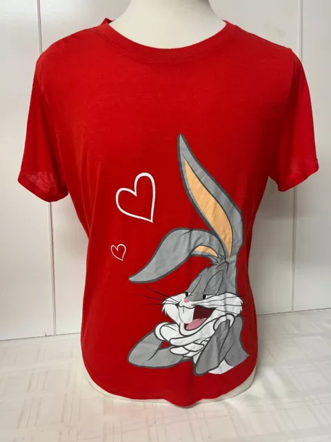 T-SHIRT BUGS BUNNY & Lola Bunny Red sz 3XL Looney Tunes $22.00 - PicClick