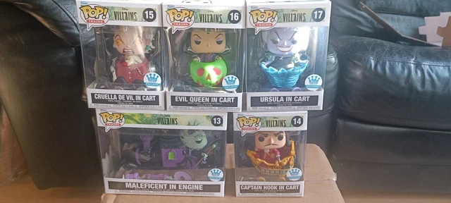 FUNKO Pops Disney Villains bundle villains train complete set special edition!