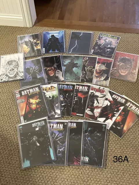 The Batman Who Laughs Lot; The Grim Knight; Several Variants