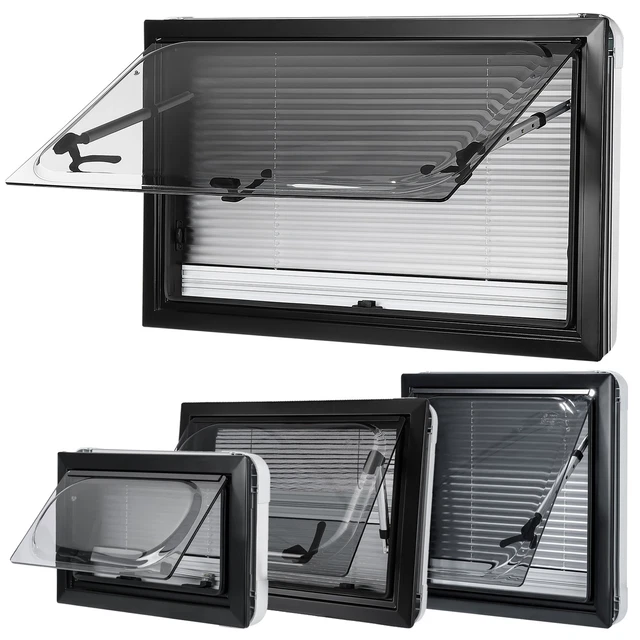 Caravan Window Storage CAMPER VAN WINDOWS Motorhome Hinged & Sliding RV Caravan Horsebox ...