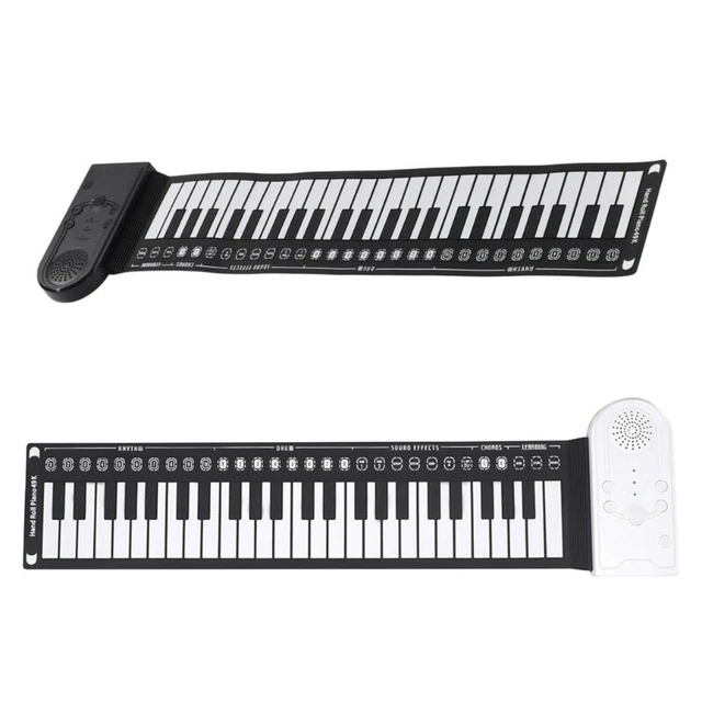 49 Key Roll Up Keyboard Foldable Electronic Piano for Beginner Kid Easy to Play