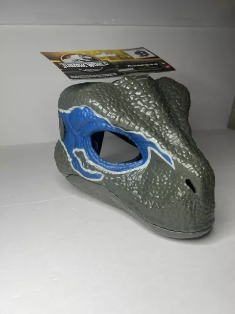 Jurassic World Savage Strike Velociraptor Blue Jumping Dinosaur Dino Rivals  MOC