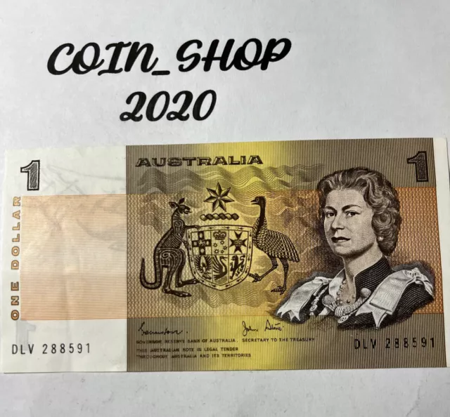 Banknote Australia 🇦🇺 $1.00 1982 Johnstone/Stone DLV Close To Aunc  #56A