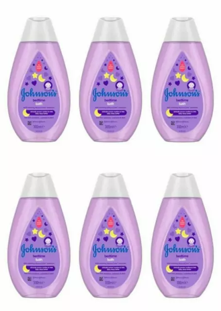 Johnsons Baby Bedtime Bath 300ml  x 6 2