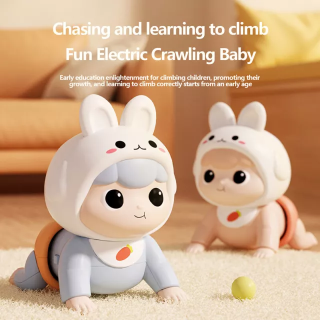 Fun Crawling Toys Baby Toddler Early Learning Crawling Doll Learning Guide Toys