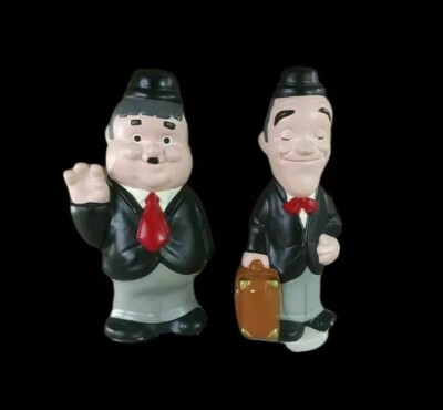 laurel and hardy resin figures