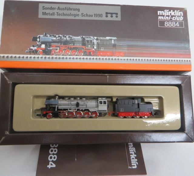 Märklin 8884 Z Steam Sonderausfuehrung Metal Technology Look 1990 Tested