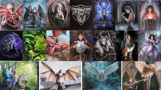 Anne Stokes Canvas Wall Plaques  "Wow"  54 Different Designs