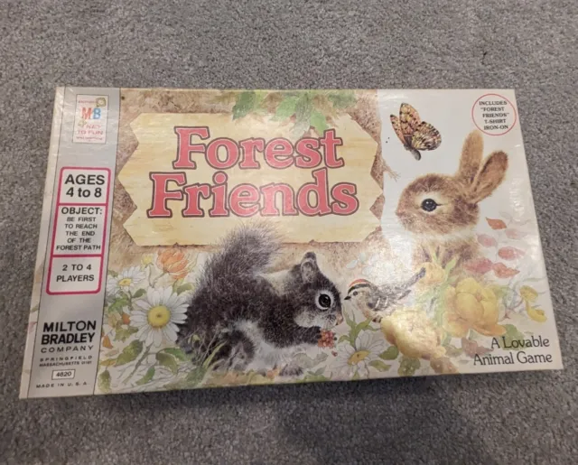 Forest Friends A Lovable Animal Game 1978 Milton Bradley RARE VGUC