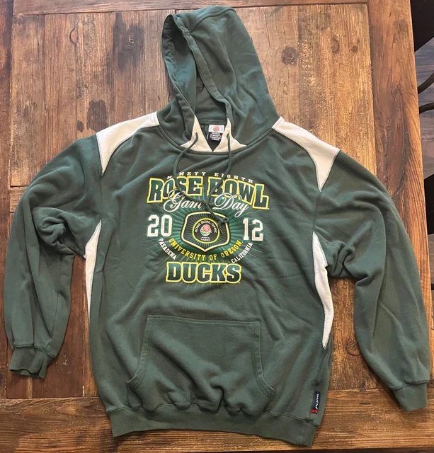 Ninety Eighth Rose Bowl Game Sweatshirt 2012 Oregon Ducks Hoodie M