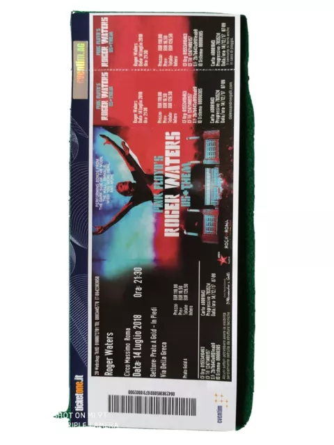 Ticket biglietto Roger Waters - US Them - TOUR ROMA 14-07-2018 Circo Massimo