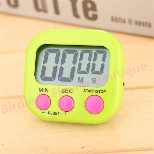 Magnetic Kitchen LCD Digital Timer Countdown Count Down 99 Minute Electronic Egg