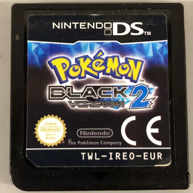 Nintendo DS Pokemon Black Version 2 Video Game Cartridge NTR-031 Cartoon NDS -CP