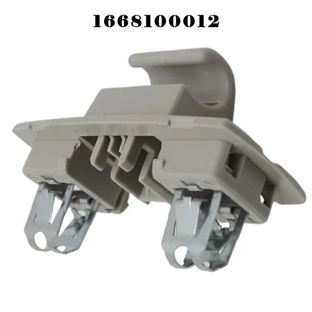 Clip Gancio Parte Clip Gancio Grigio ML X166 GL 2012-16 Pratica Visiera Sole in Plastica