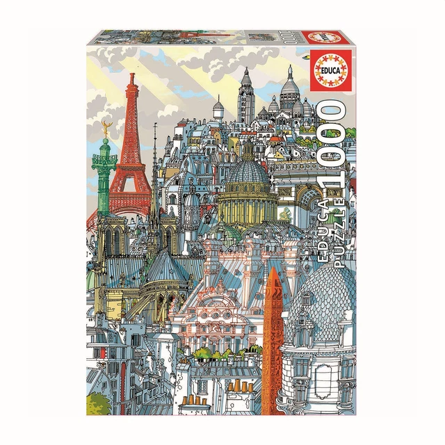 Educa - Paris 1000 Teile City Puzzle Educa